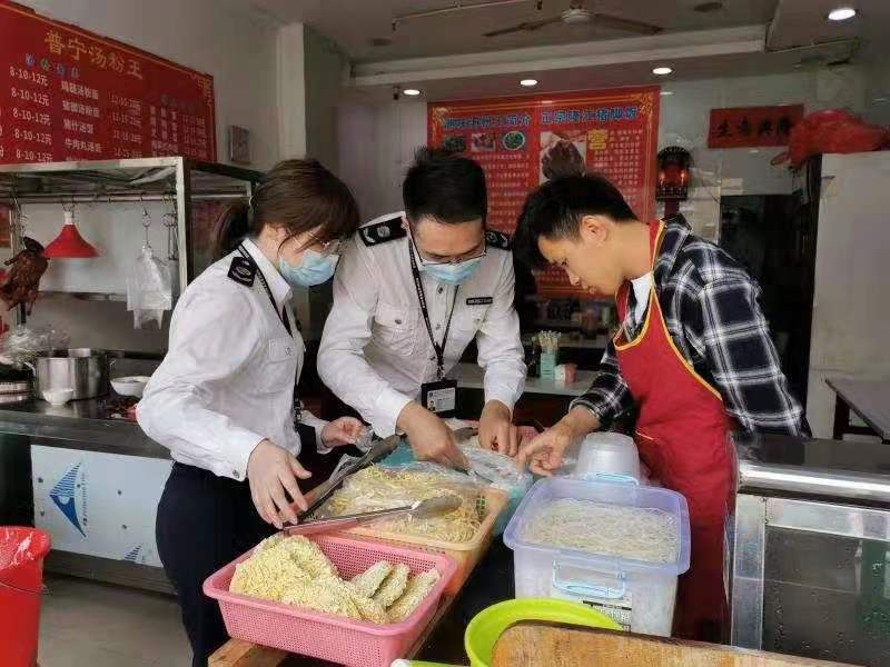 馬田市場監管所開展“濕粉統一查”行動，筑牢餐飲安全防線